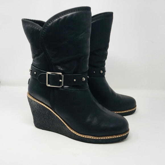 australia luxe Collection wedge Boot Shearling 9 - Picture 3 of 6